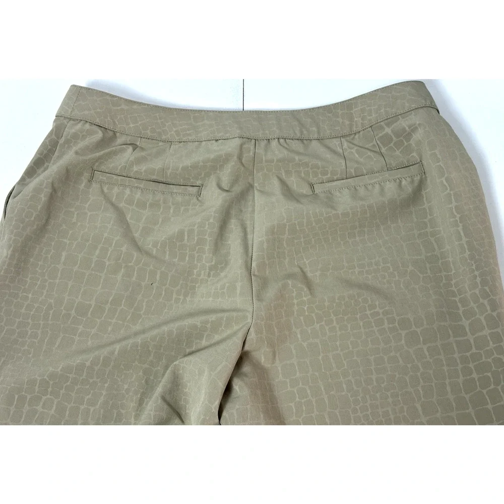 Chico Weekends Women's Tan Beige Capris with Pull Cord‎ Size 0.5 Chico's